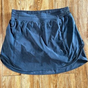 Lululemon Hotty Hot High-Rise Skirt Long Gray Marble 12